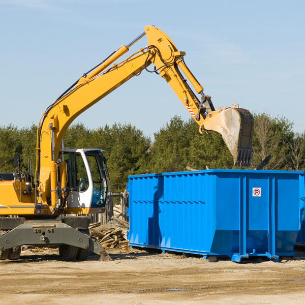 what happens if the residential dumpster is damaged or stolen during rental in Martin TN